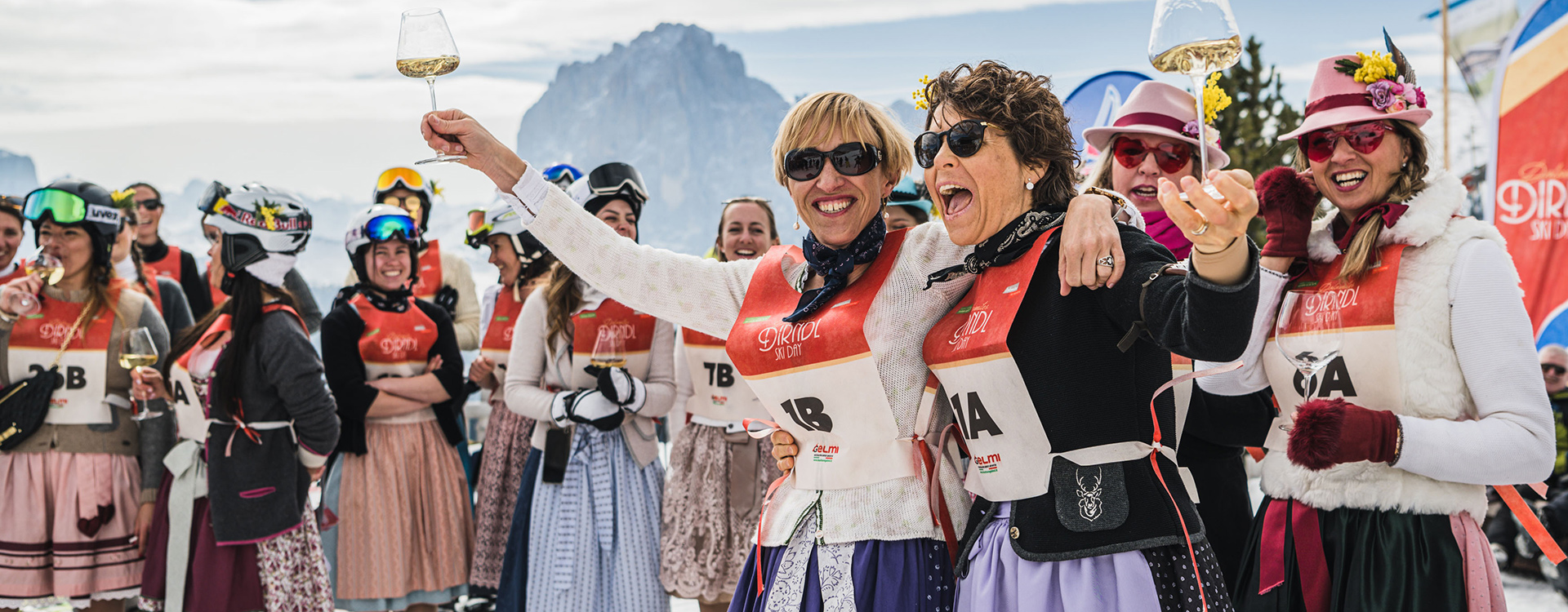 festa della donna sulla neve