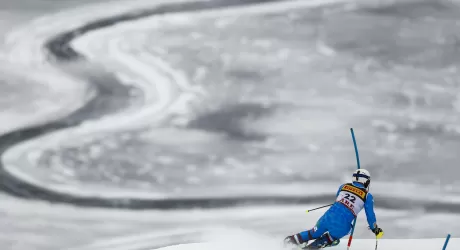 PASSO DELLO STELVIO  - Allenamenti sul ghiacciaio per gli slalomisti azzurri 