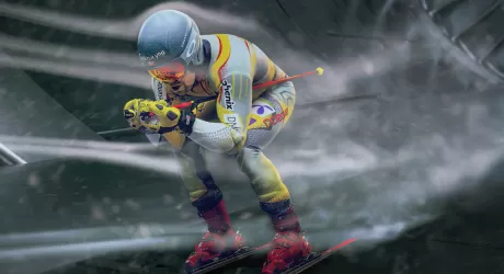 Un casco da discesisti con il comfort Polartec