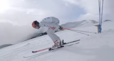 VAL DI FIEMME - Innerhofer si allena sulla pista Torre di Pisa