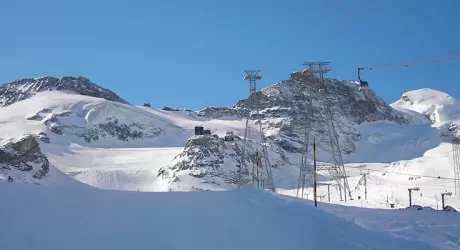 SAAS FEE - Gli azzurri si allenano sul ghiacciaio