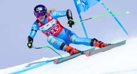 Sofia Gogga è "pronta per Cortina", seconda nel superG di Crans Montana