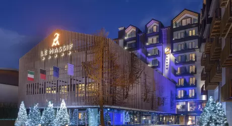COURMAYEUR - Il 5 stelle Le Massif riapre il 1 dicembre con tante novità per gli sciatori