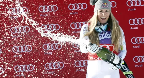 Vonn trionfo a St. Moritz, Goggia “Ci ha portate tutte a scuola”