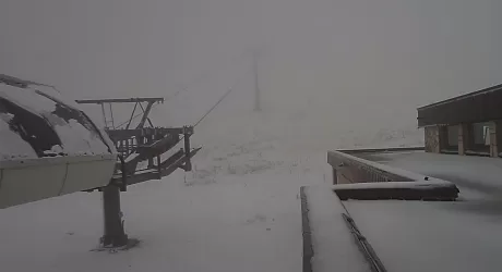 Campo Imperatore: prima neve sul Gran Sasso 