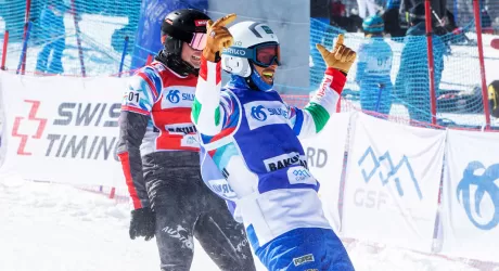 BAKURIANI - Vittoria di Omar Visintin nello snowboardcross, video