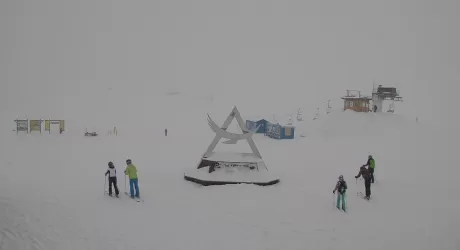 Il pesce d'Aprile lo ha fatto la neve, le webcam