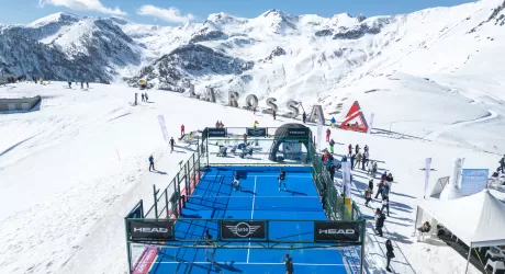 Padel sulla neve, a Prato Nevoso con Head