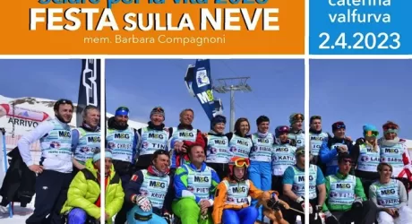 SANTA CATERINA - Il 2 aprile torna Sciare per la Vita, memorial Barbara Compagnoni