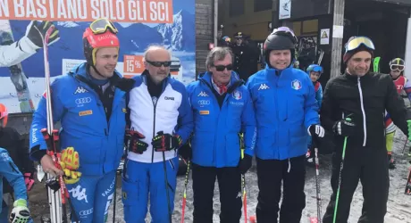 ABETONE - C'ERA ANCHE INNERHOFER AL TROFEO DANTI PRO TERREMOTATI