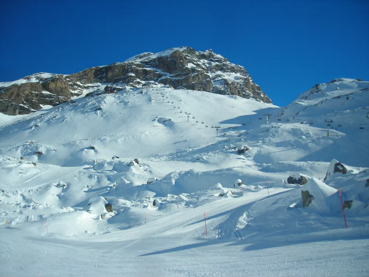 sciare a Cervinia a sant'ambrogio